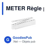 METER Règle pliable 1 mètre - Miniature 2
