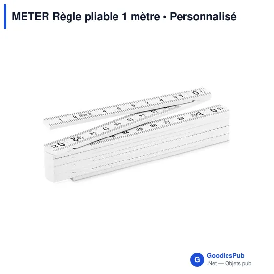 METER Règle pliable 1 mètre - Image 2
