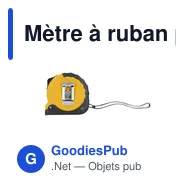 Mètre à ruban personnalisable Grade Burkex 3m avec logo - Miniature 12