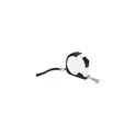 Variante blanc - Mètre à ruban personnalisable Grade Burkex 3m avec logo