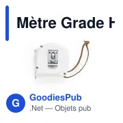 Mètre Grade Hermy 5m - Miniature 3