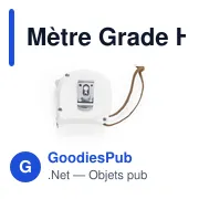 Mètre Grade Hermy 5m - Miniature 6