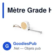 Mètre Grade Hermy 5m - Miniature 7