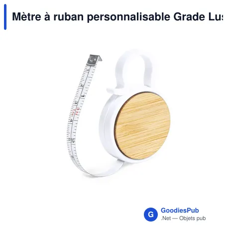 Mètre à ruban personnalisable Grade Lusim 1m avec logo