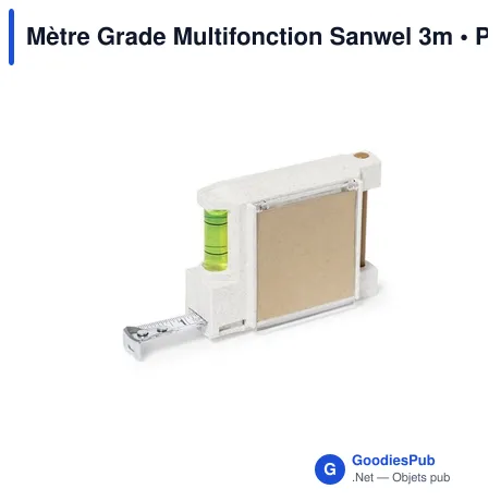 Mètre Grade Multifonction Sanwel 3m