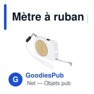 Mètre à ruban personnalisable avec logo - Mètre Grade Neuver 1m - Miniature 1