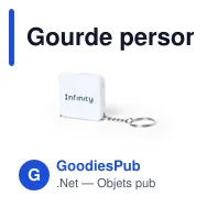 Gourde personnalisable avec logo pour entreprises - Modèle Liam - Miniature 3