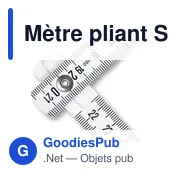 Mètre pliant Stabila en ABS de 2 m Gloria 1100 Série - Miniature 4