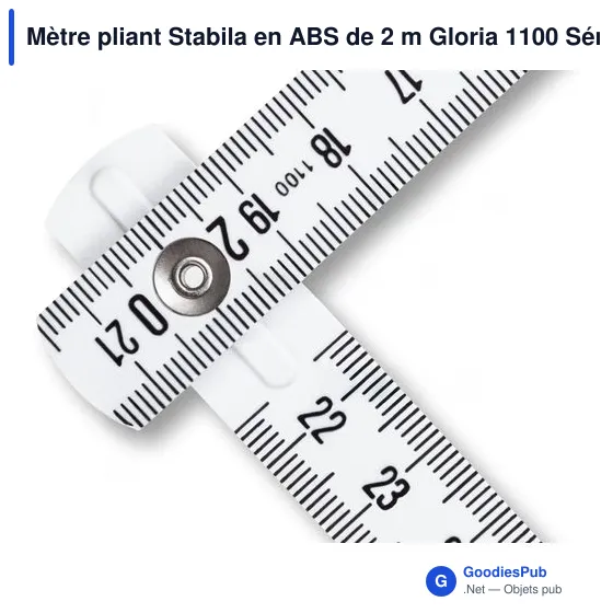 Mètre pliant Stabila en ABS de 2 m Gloria 1100 Série - Image 4