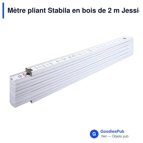 Mètre pliant Stabila en bois de 2 m Jessica 400 Série