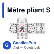 Mètre pliant Stabila en bois de 2 m Jessica 400 Série - Miniature 3