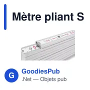 Mètre pliant Stabila en bois de 2 m Jessica 400 Série - Miniature 4