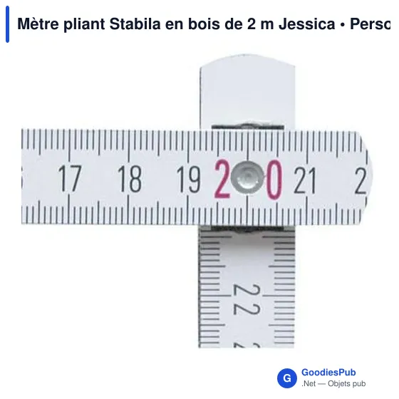Mètre pliant Stabila en bois de 2 m Jessica 400 Série - Image 5