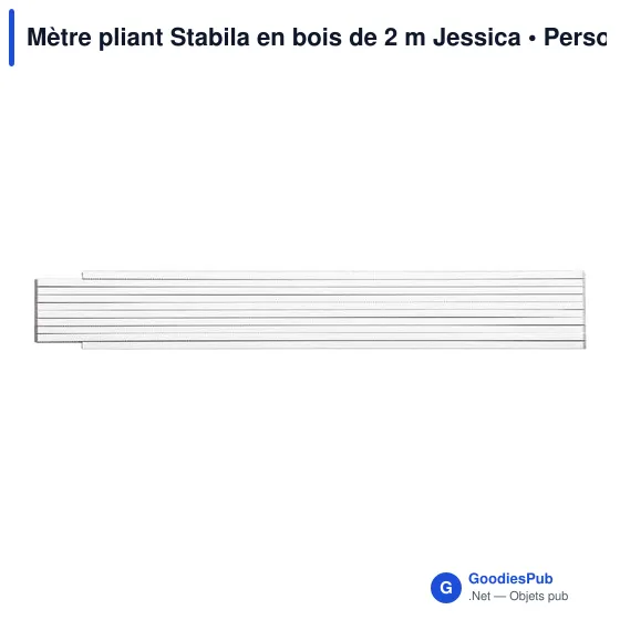 Mètre pliant Stabila en bois de 2 m Jessica 400 Série - Image 6