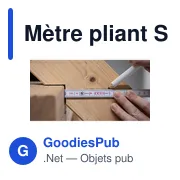 Mètre pliant Stabila en bois de 2 m Jessica 400 Série - Miniature 8