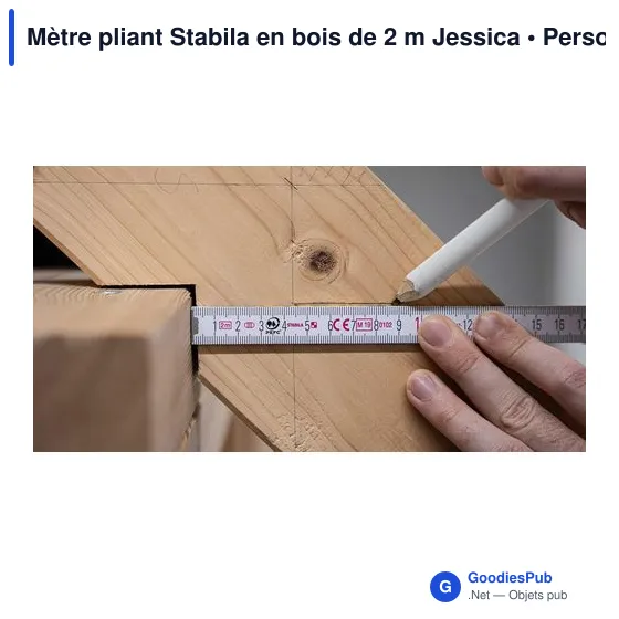 Mètre pliant Stabila en bois de 2 m Jessica 400 Série - Image 8