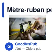 Mètre-ruban personnalisable avec niveau à bulle et logo | Lincoln - Miniature 2