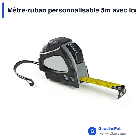 Mètre-ruban personnalisable 5m avec logo - Wendy