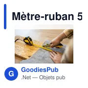 Mètre-ruban personnalisable 5m avec logo - Wendy - Miniature 2