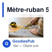 Mètre-ruban personnalisable 5m avec logo - Wendy - Miniature 3