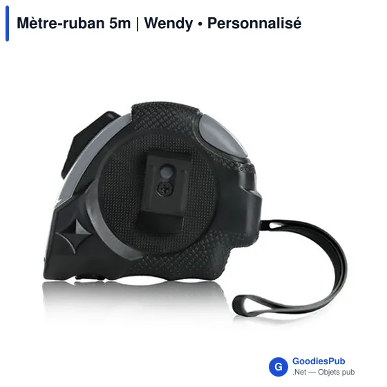 Mètre-ruban personnalisable 5m avec logo - Wendy - Image 6