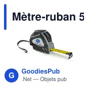 Mètre-ruban personnalisable 5m avec logo - Wendy - Miniature 7