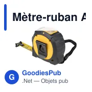 Mètre-ruban ABS et TPR Rina - Miniature 4
