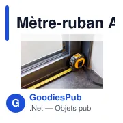 Mètre-ruban ABS et TPR Rina - Miniature 10