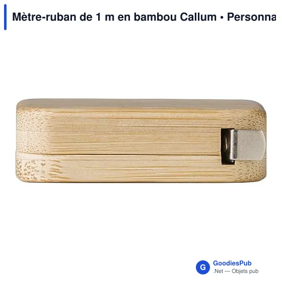 Mètre-ruban de 1 m en bambou Callum - Image 3