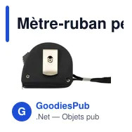 Mètre-ruban personnalisable de 2 m avec logo - Arianne - Miniature 3