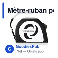 Mètre-ruban personnalisable de 2 m avec logo - Arianne - Miniature 5