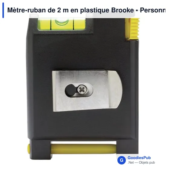 Mètre-ruban personnalisable de 2 m avec logo - Brooke - Image 3