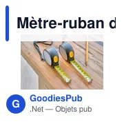 Mètre-ruban de 3 m en ABS Akira - Miniature 7