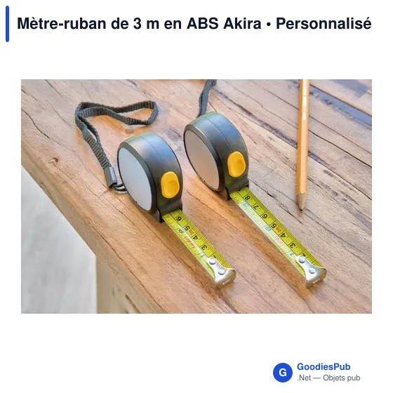 Mètre-ruban de 3 m en ABS Akira - Image 7