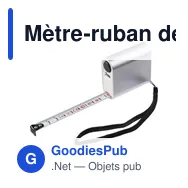 Mètre-ruban de 3 m en aluminium Frances - Miniature 12