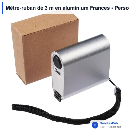 Mètre-ruban de 3 m en aluminium Frances - Image 3