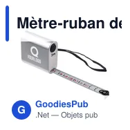 Mètre-ruban de 3 m en aluminium Frances - Miniature 5