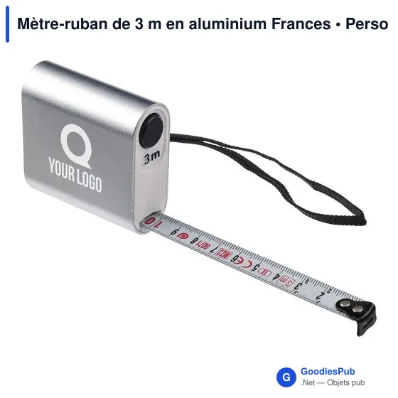 Mètre-ruban de 3 m en aluminium Frances - Image 5