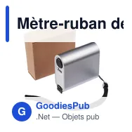 Mètre-ruban de 3 m en aluminium Frances - Miniature 8