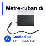 Mètre-ruban de 3 m en aluminium Frances - Miniature 9