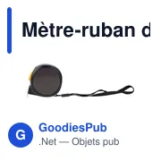 Mètre-ruban de 5 m en ABS Selina - Miniature 4
