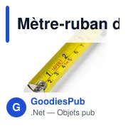 Mètre-ruban de 5 m en ABS Selina - Miniature 7