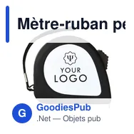 Mètre-ruban personnalisable de 5 m avec logo - Emmanuel - Miniature 4