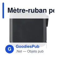 Mètre-ruban personnalisable en ABS de 3 m avec logo - Diane - Miniature 9