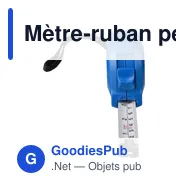 Mètre-ruban personnalisable en ABS de 3 m avec logo - Dorothy - Miniature 7