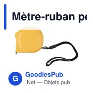Mètre-ruban personnalisable en ABS de 3 m avec logo - Dorothy - Miniature 10