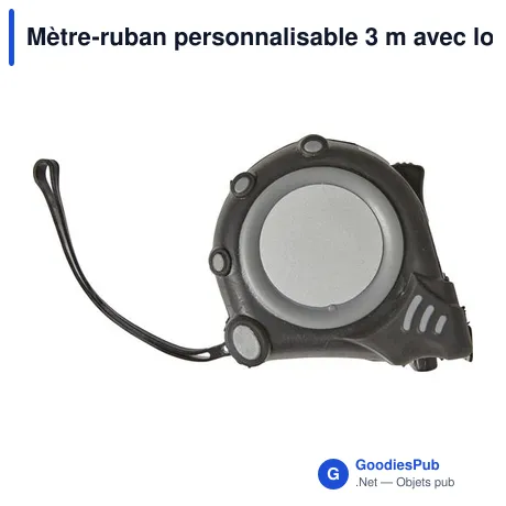 Mètre-ruban personnalisable 3 m avec logo - Ramos