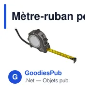 Mètre-ruban personnalisable 3 m avec logo - Ramos - Miniature 2