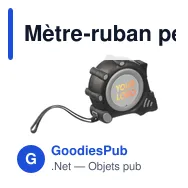 Mètre-ruban personnalisable 3 m avec logo - Ramos - Miniature 5