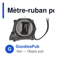 Mètre-ruban personnalisable 3 m avec logo - Ramos - Miniature 6